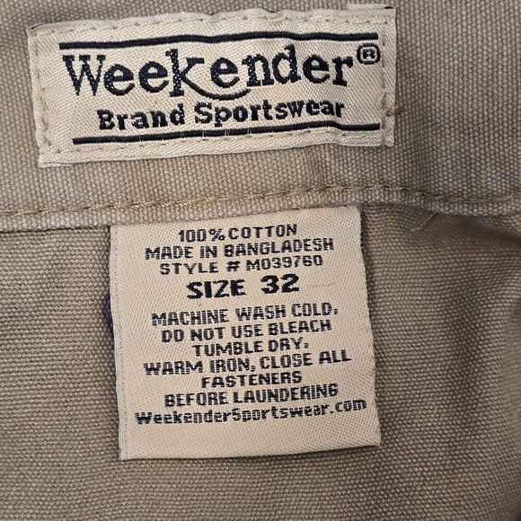 Weekender Cargo Hiking Shorts Mens 32x7 Tan Elastic Waist Outdoor Fishing Boat - Picture 5 of 5